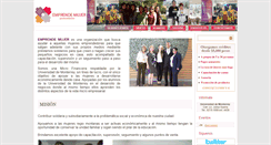 Desktop Screenshot of emprendemujer.org